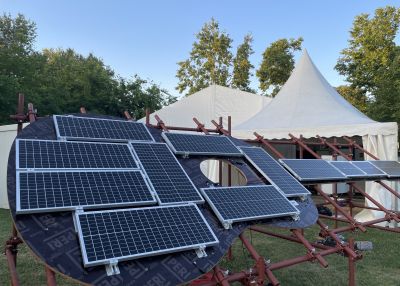 Innovative Solar Power Solutions for Improved Energy Efficiency of EXIT Camp